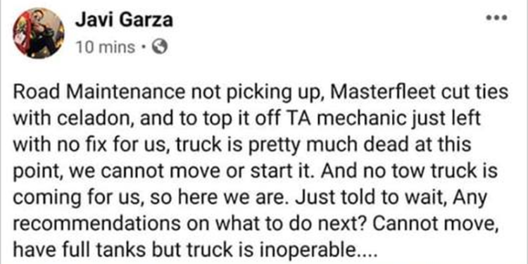 Major Freight Carrier Bankrupted, Leaving 3,000 Truckers Jobless, Many Stranded On Highways
